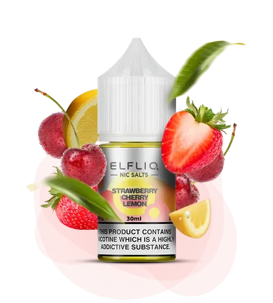 ELFLIQ Strawberry Cherry Lemon 30 ml - 🍓🍒🍋 Вишня, лимон, полуниця - купить в Киеве с доставкой по Украине