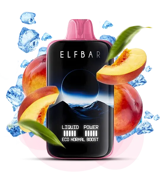 Єльф Бар 40000 Moon Night Peach ice - 🍑🧊 Персик з льодом - купить в Киеве с доставкой по Украине