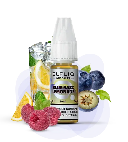 ELFLIQ Blue Razz Lemonade 10ml - 🫐🍋 Лимонад, синя малина - купить в Киеве с доставкой по Украине